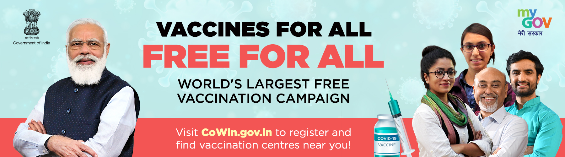 COWIN Vaccine Free For All